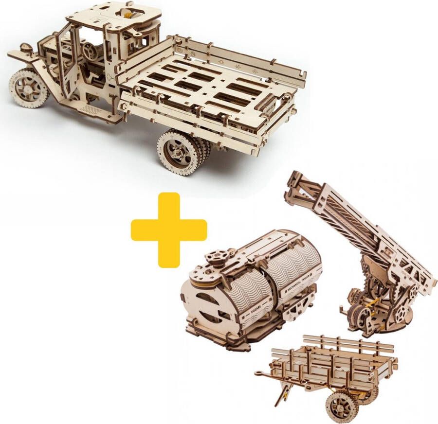 Ugears Modelbouw Voordeelpakket Trucker Hout