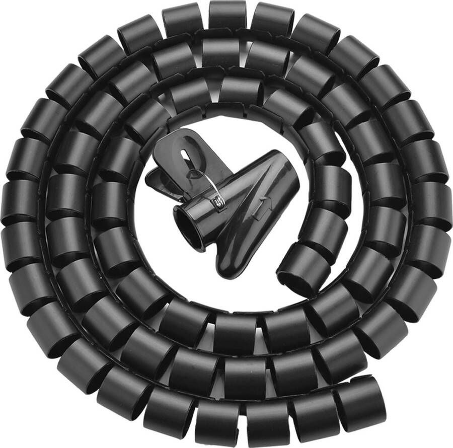Ugreen Kabel Organiser kabelgoot 1.5 meter 25mm zwart beschermbuis 20mm tot 78.5mm
