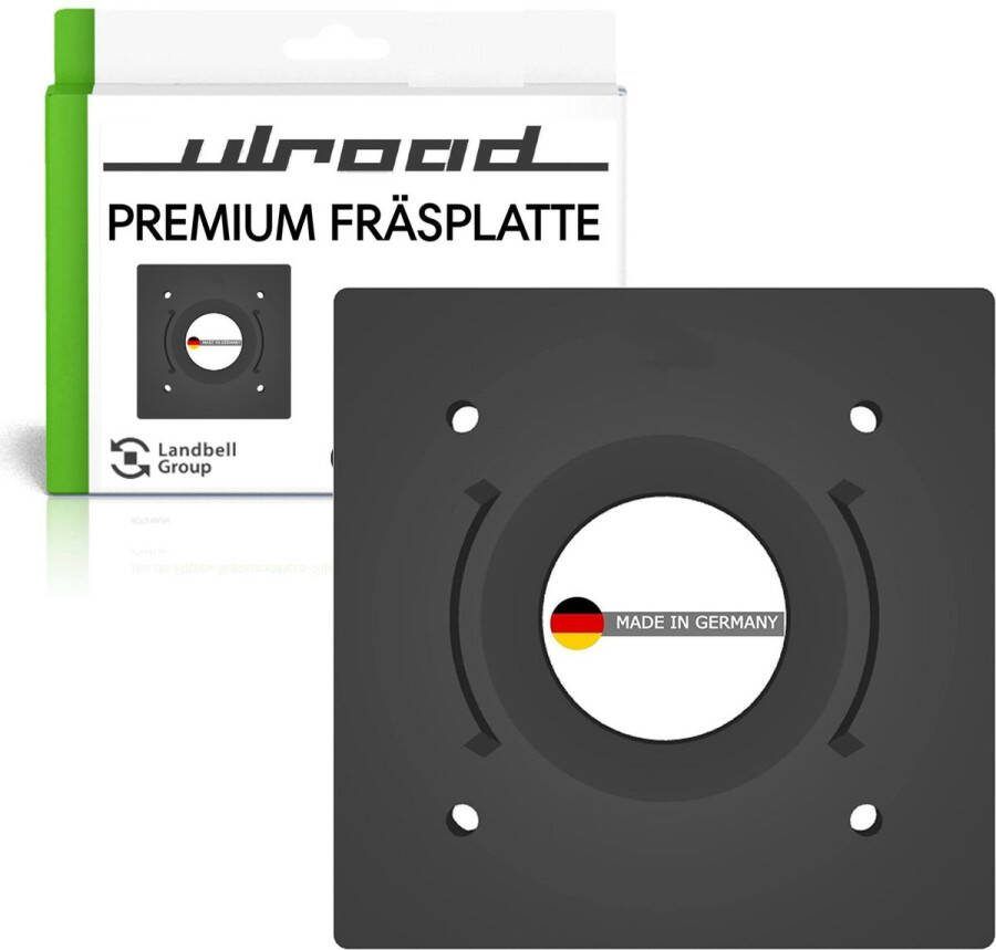 ULROAD Glijplaat bovenfrees geschikt voor Ryobi Router One+ Base freesplaat grondplaat frees reserveonderdeel