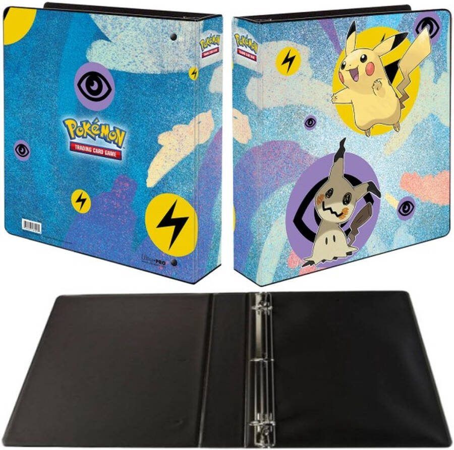 Ultra Pro International LLC Ultra Pro Album 3 Rings Pikachu Mimukyu (voor je pokemon kaarten)