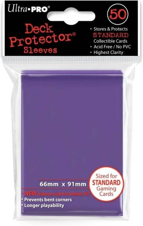 Ultrapro Board Game Sleeves 'Purple' 66 x 91 mm (50ST) Accessoires