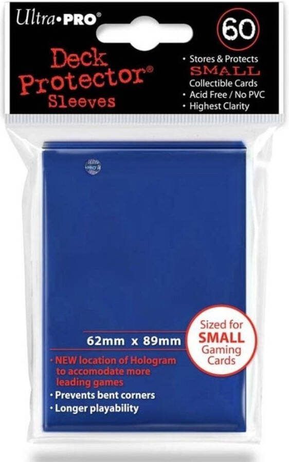 Ultrapro Board Game Sleeves 'Small Blue' 62 x 89 mm (60ST) Accessoires