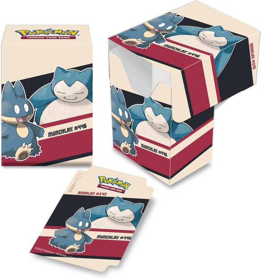 Ultrapro Deck Box Pokemon Snorlax & Munchlax