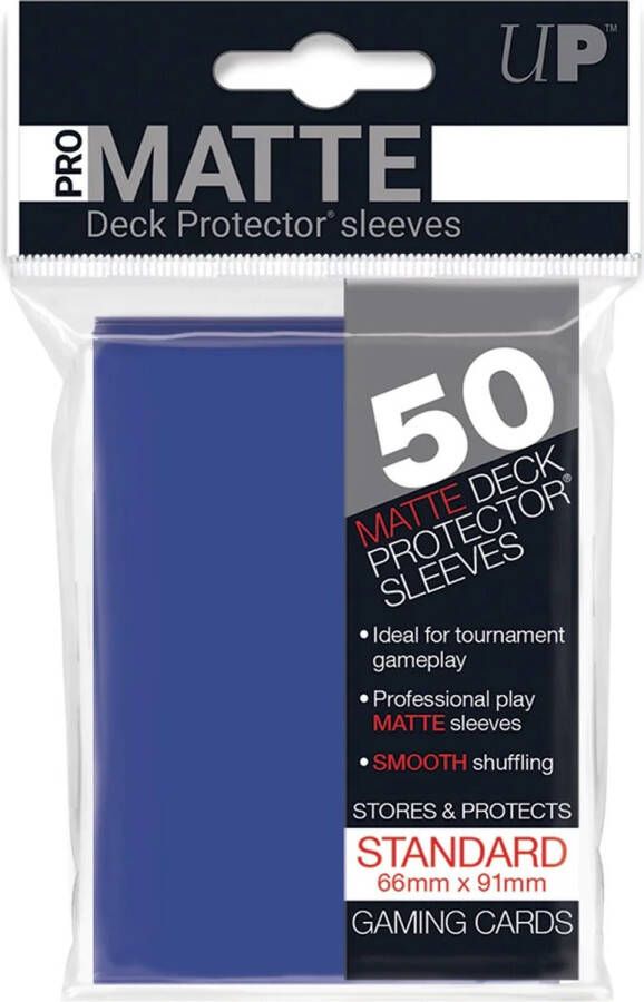 Ultrapro Deck Protector Trading Card Sleeves Pro-Matte Blue D12 50 stuks