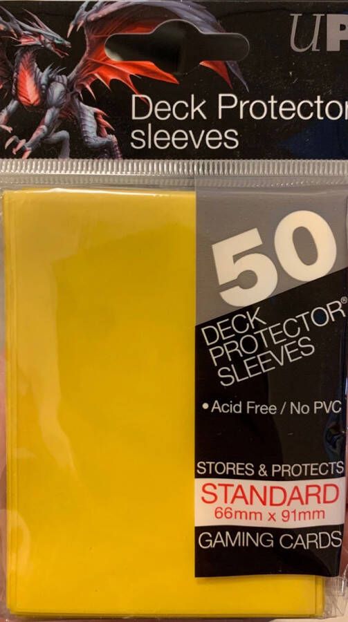 Ultrapro PC Ultra Pro Standard Deck Protectors Geel (50)