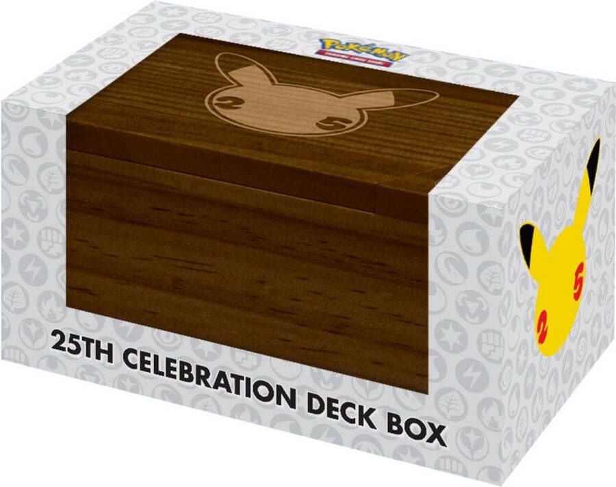 Ultrapro Pokemon Celebrations Houten kaarten Deck Box 25th anniversary