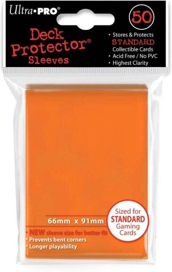 Ultrapro Sleeves Orange 50 D12