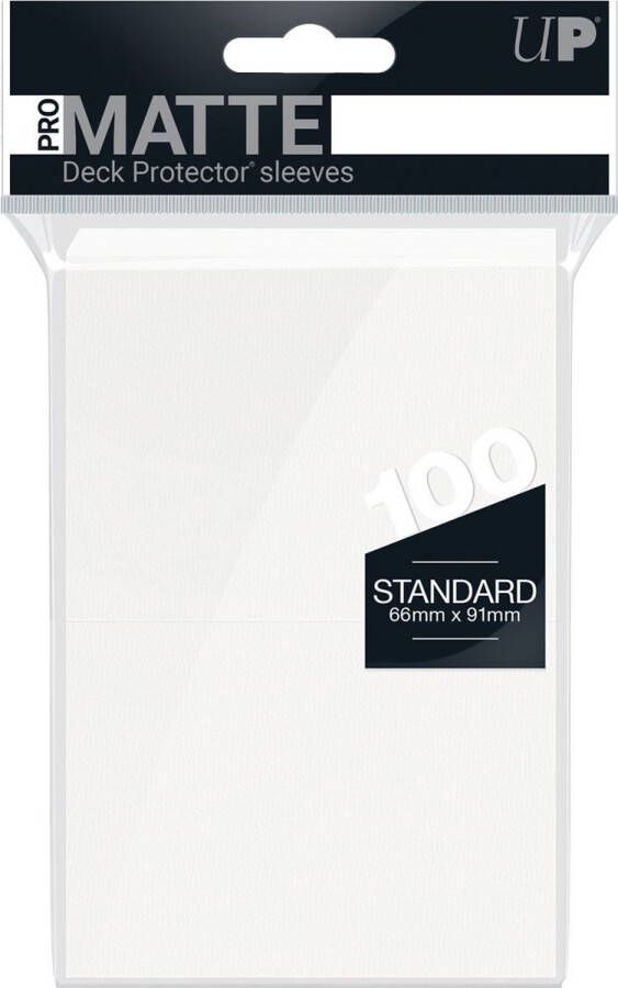 ULTRA PRO Standard Deck Protector PRO-Matte White '100 Sleeves