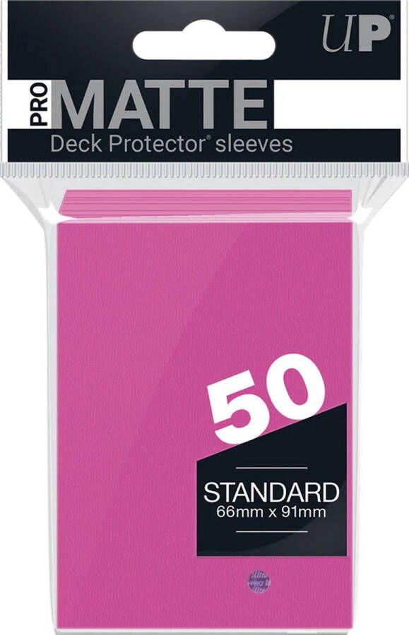 Ultrapro Speelgoed Kaartspel Sleeves Pro-Matte Bright Pink D12