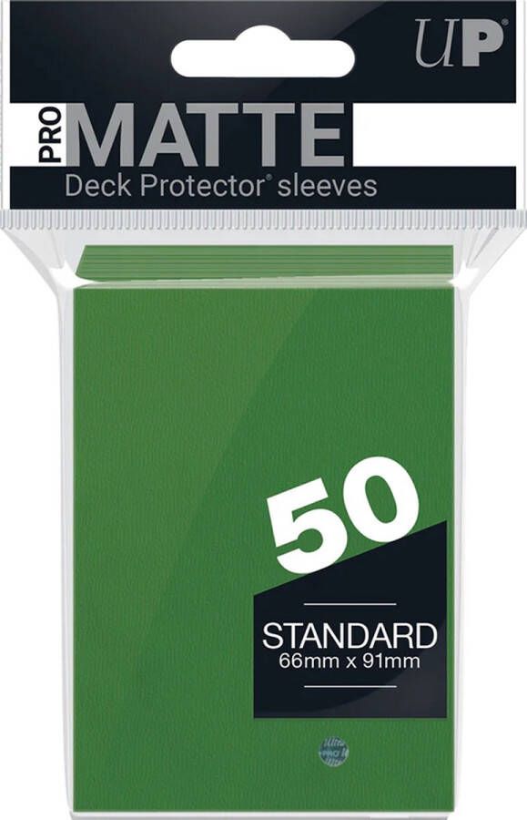 Ultrapro Speelgoed Kaartspel Sleeves Pro-Matte Green D12