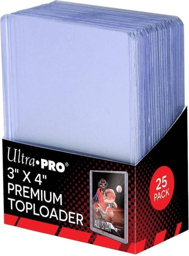 Ultrapro Speelgoed | Kaartspel Toploaders 3x4 Clear Premium (25)