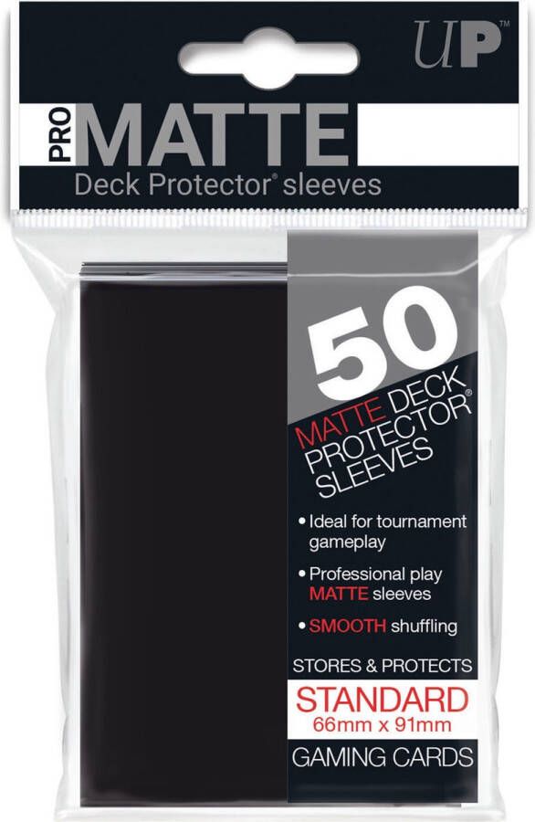 Ultrapro Standaard Sleeves Pro-Matte Zwart