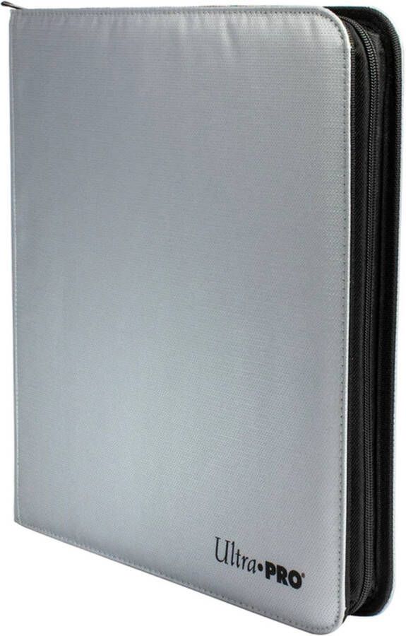 Ultrapro Ultra Pro 12-Pocket Zippered PRO-Binder Silver Vuur Bestendig