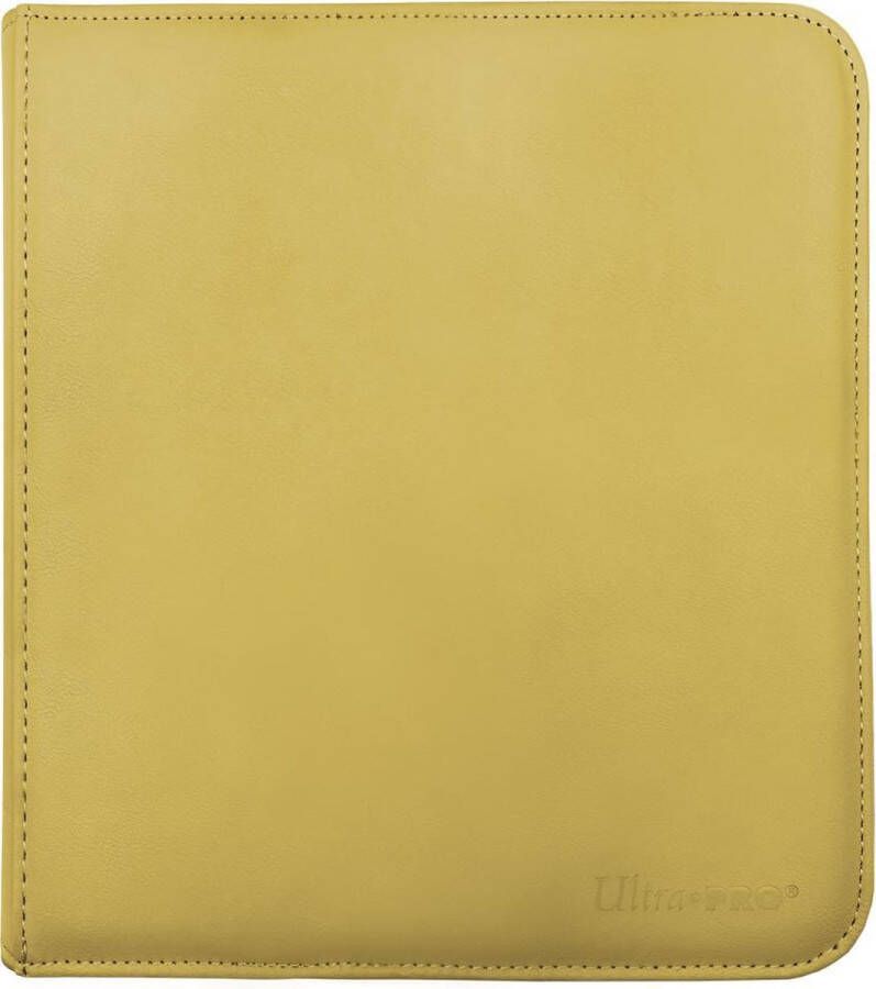 Ultrapro Ultra Pro 12-Pocket Zippered PRO-Binder Yellow