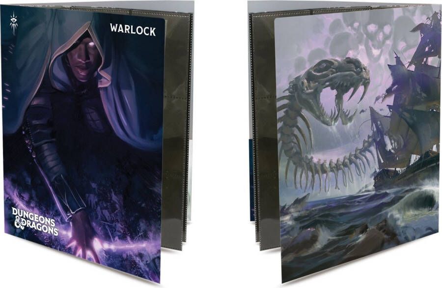 Merkloos Sans marque Ultra Pro D&D Class folio Warlock. Met Stickers.