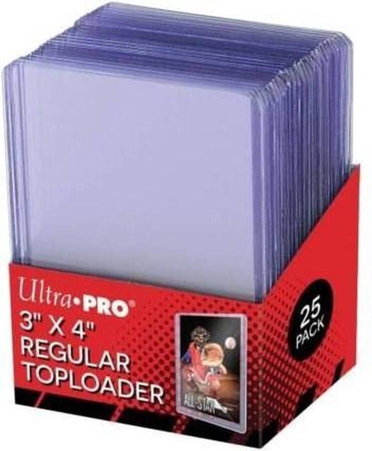 Ultrapro Ultra Pro Regular Toploader 3x4 76 2 x101 6mm 25 stuks