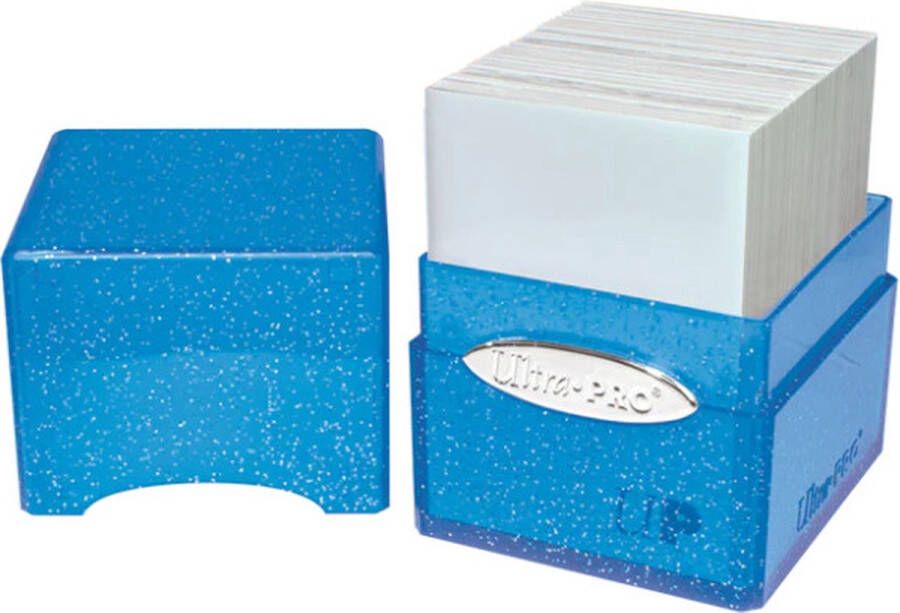 Ultrapro Ultra Pro Satin Cube Glitter Blue Deck Box