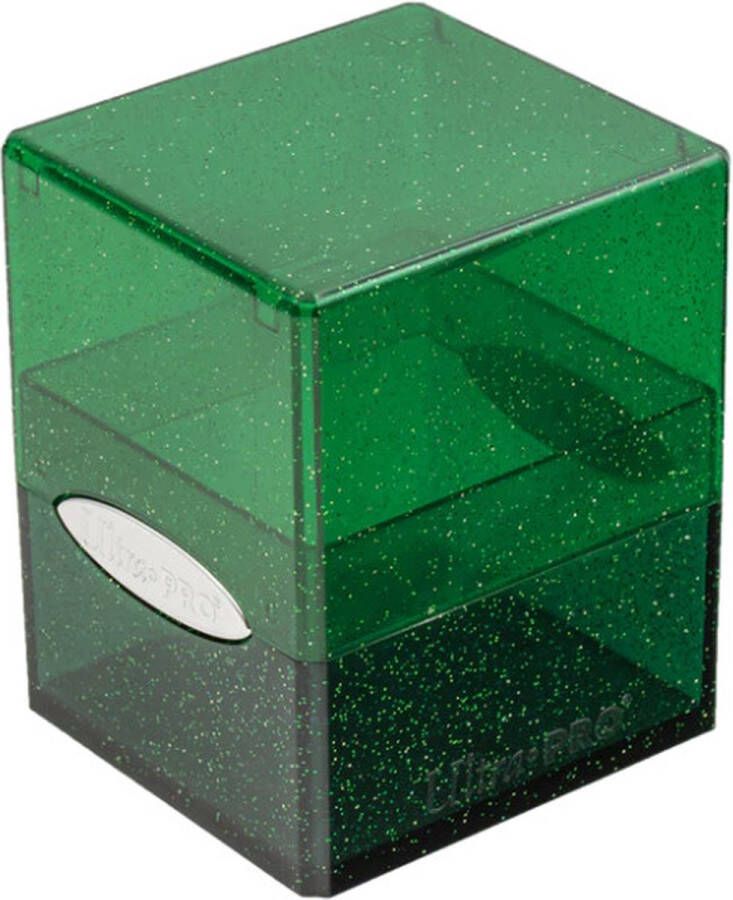 Ultrapro Ultra Pro Satin Cube Glitter Green Deck Box