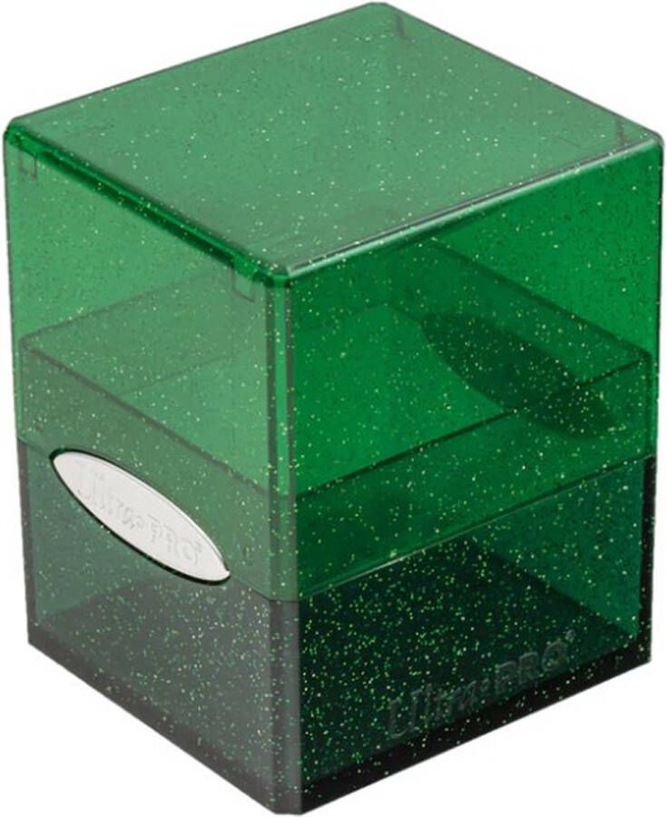 Ultrapro Ultra Pro Satin Cube Glitter Green Deck Box