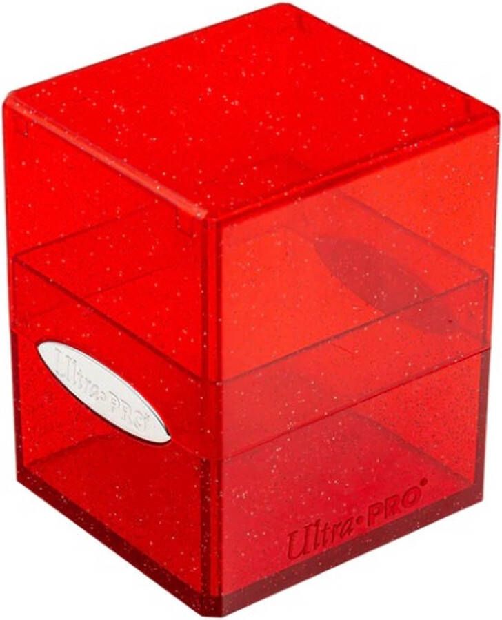 Ultrapro Ultra Pro Satin Cube Glitter Red Deck Box