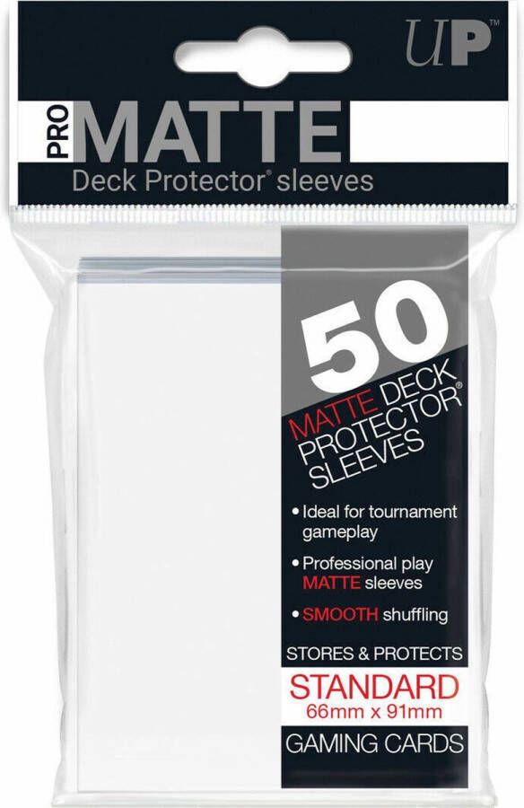 Ultrapro Ultra-Pro Sleeves Standard Pro-Matte White (50)