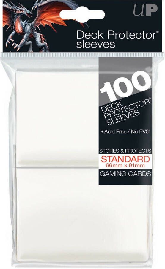 Ultrapro Ultra Pro Standard Sleeves White Solid 100