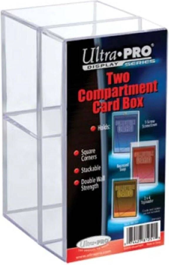 Ultrapro Ultra Pro two compartment card box