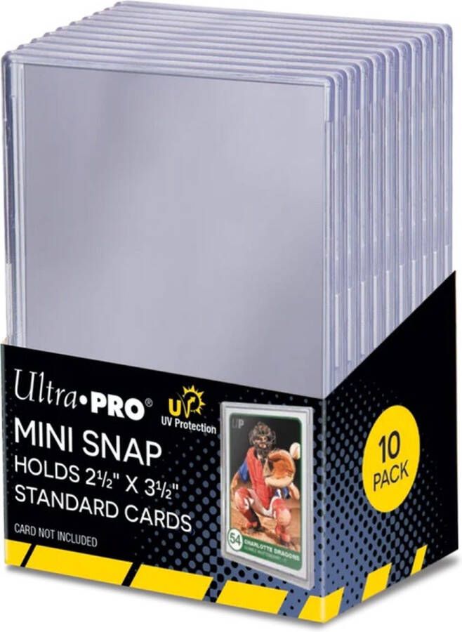 Ultrapro Ultra Pro UV Mini Snap Card Holders 10ct pack