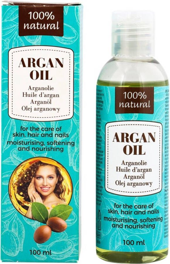 Dayes Europe Arganolie 100 ml 100% natuurlijk Argan Oil Multifunctioneel Huidolie Haarolie
