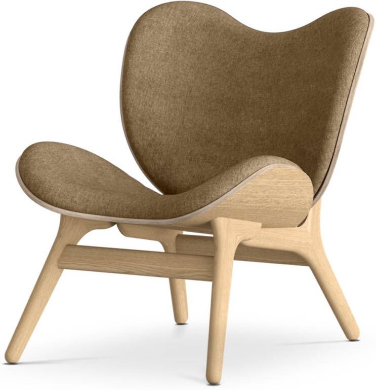 UMAGE A Conversation Piece naturel houten fauteuil Sugar Brown