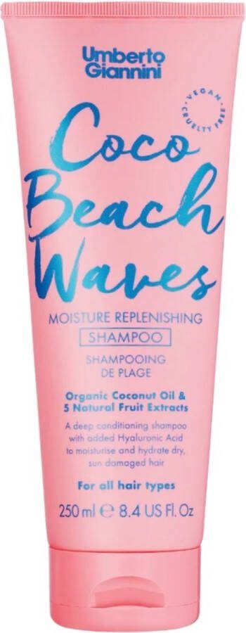 Umberto Giannini Boho Beach Waves Moisture Replenishing Shampoo 250ml