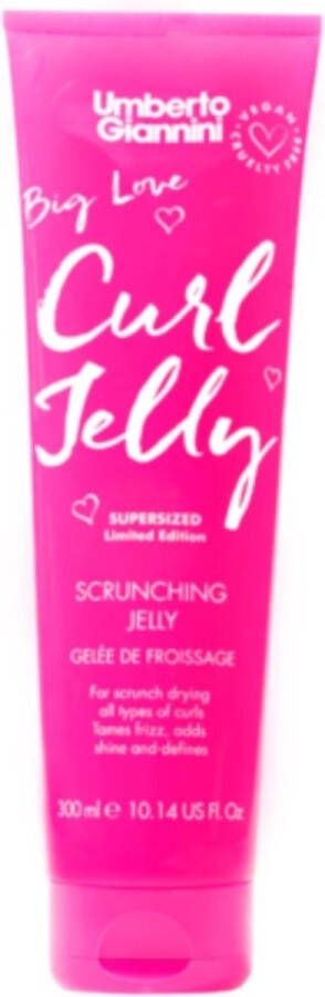 Umberto Giannini Curl Jelly Gel Super Size 300ml Curly Girl Methode CG Gel Curly Girl Methode Gel