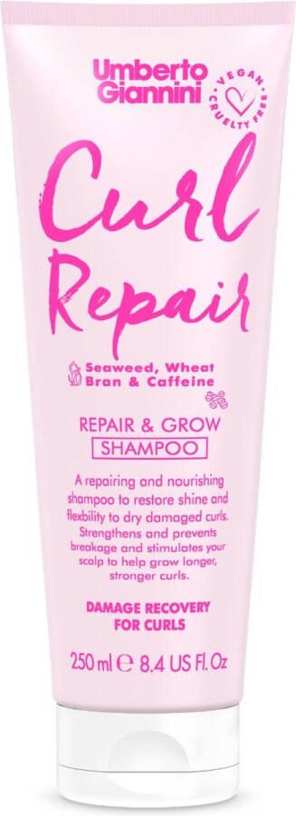 Umberto Giannini Curl Repair & Grow Shampoo 250ml