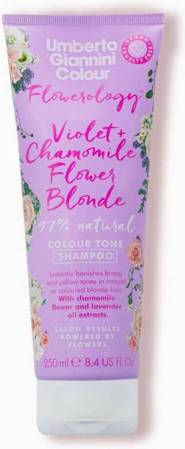 Umberto Giannini Flowerology Blonde Colour Tone Shampoo