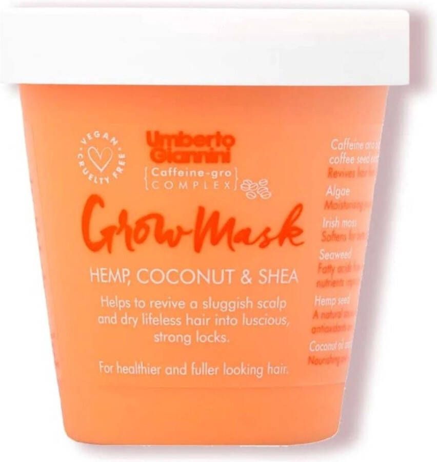 Umberto Giannini Masker Grow Mask Hemp Coconut & Shea