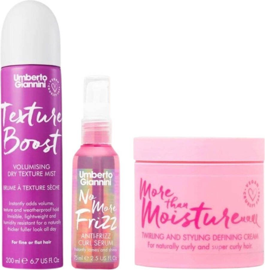 Umberto Giannini Styling Set 200+200+75ml