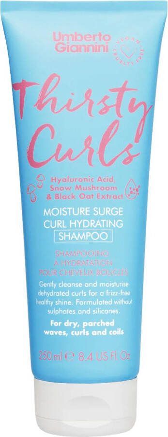 Umberto Giannini Thirsty Curls Moisture Surge Curl Hydrating Shampoo