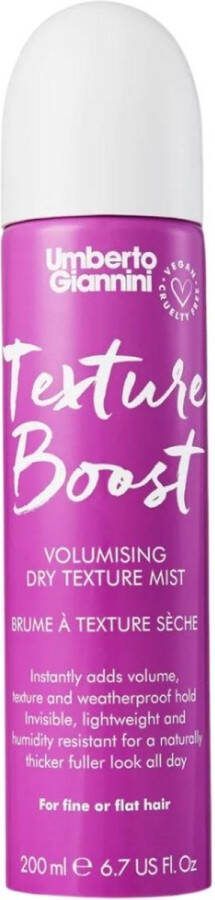 Umberto Giannini Volume Boost Dry Texture Mist 200ml NEW