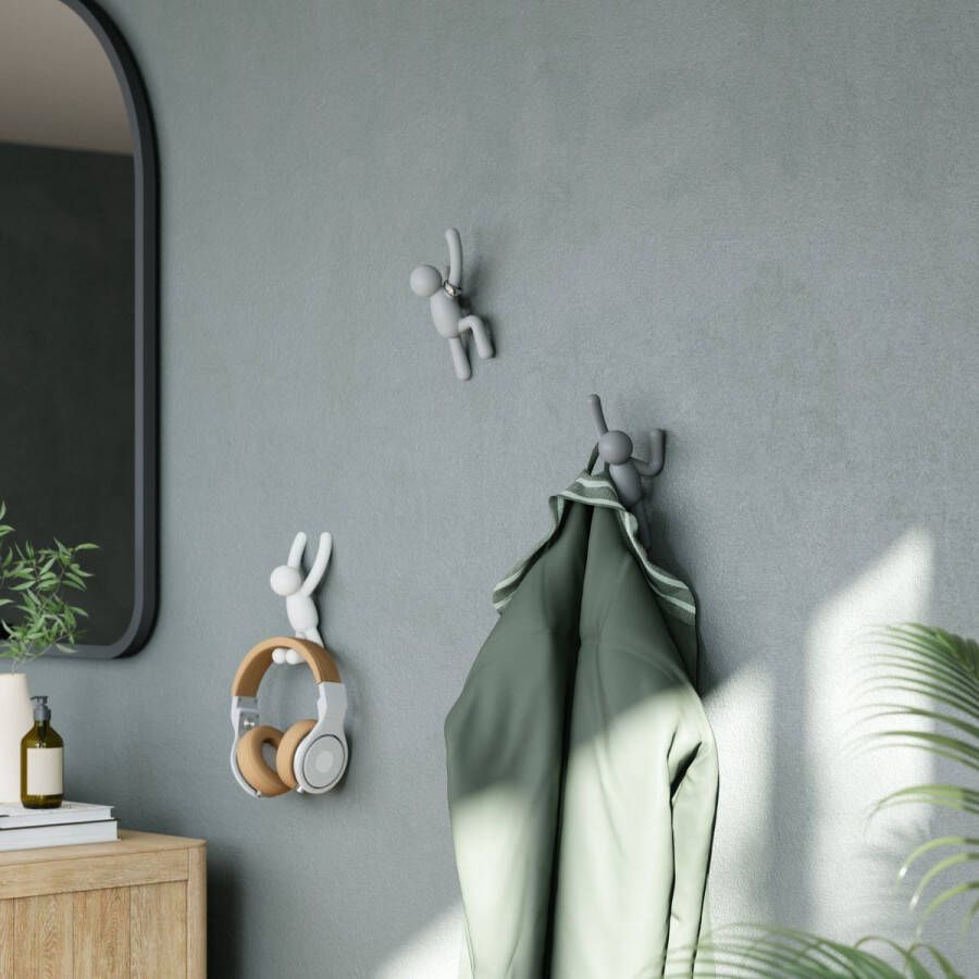 Umbra Buddy Hook Wandkapstok Multicolor Grey