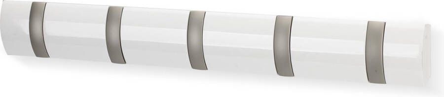 Umbra flip hook 5 white high gloss