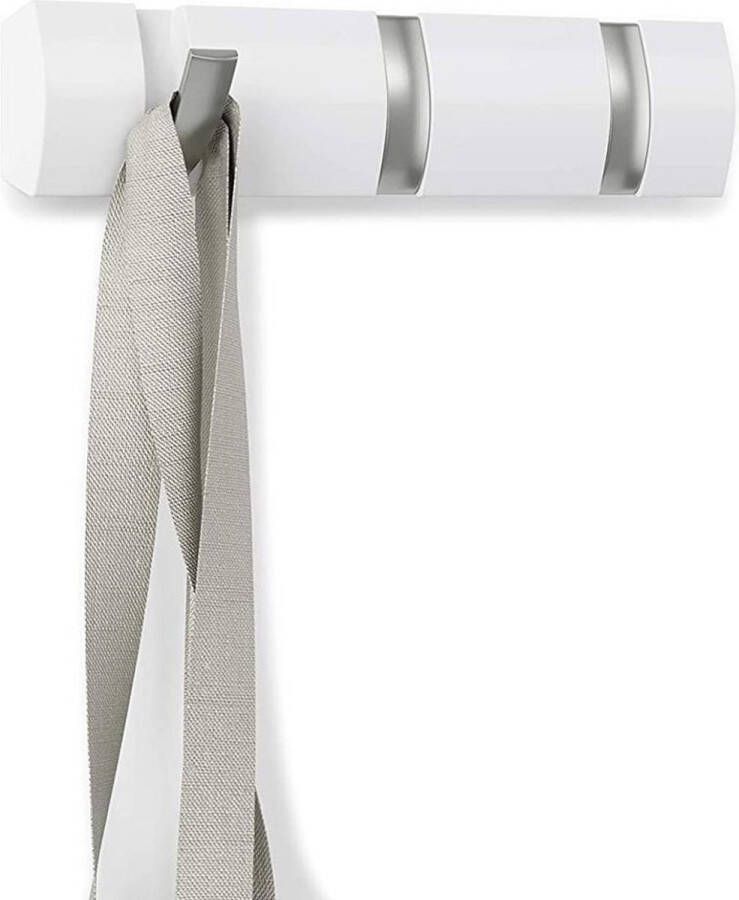 Umbra Wandkapstok 3 inklapbare haken Wit 3 haken (30 x 3 x 60 cm)