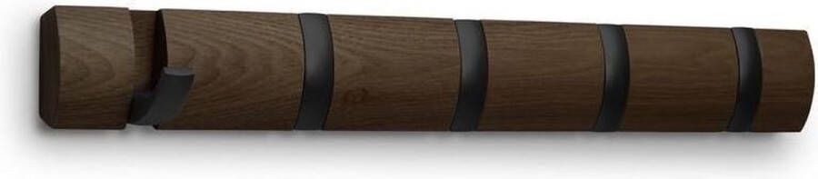 Umbra kapstok Flip 5 Hook Kleur Walnoot