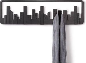 Umbra Design kapstok skyline uitklapbare haken zwart Decoratief