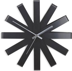Umbra Ribbon Wandklok Ø 30 cm Zwart