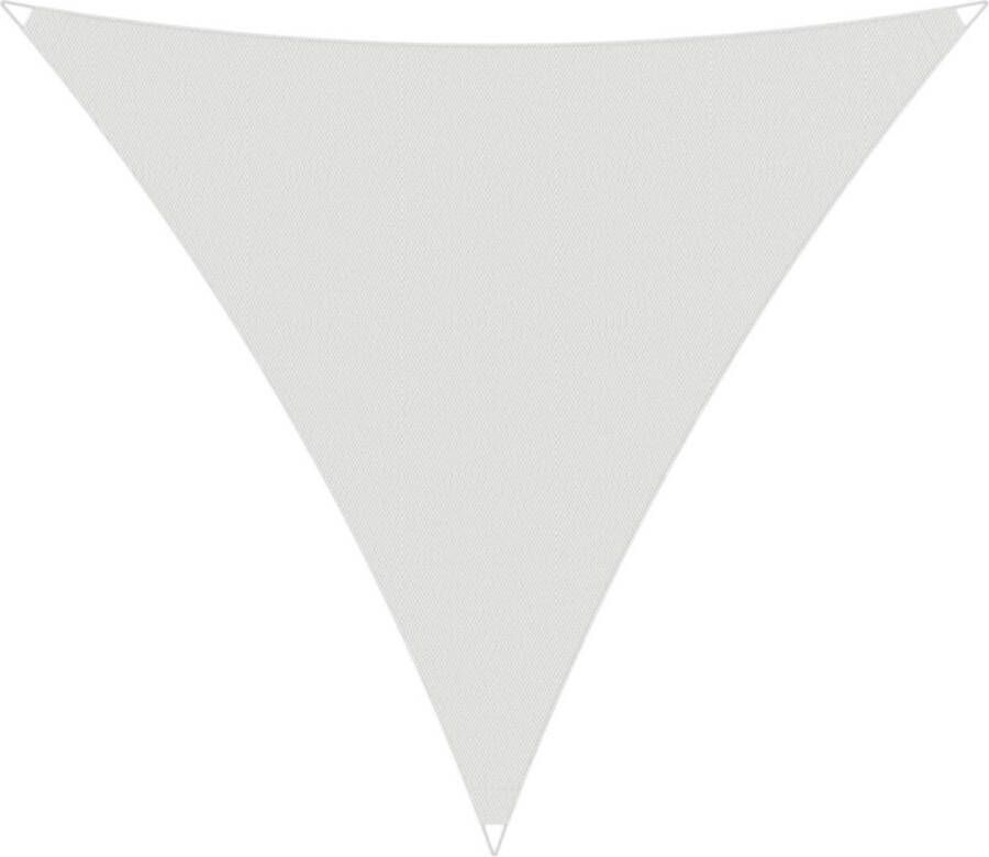 Umbrosa Compleet pakket: Ingenua schaduwdoek driehoek 5x5x5 m solidum natural met bevestigingsset en buitendoekreiniger