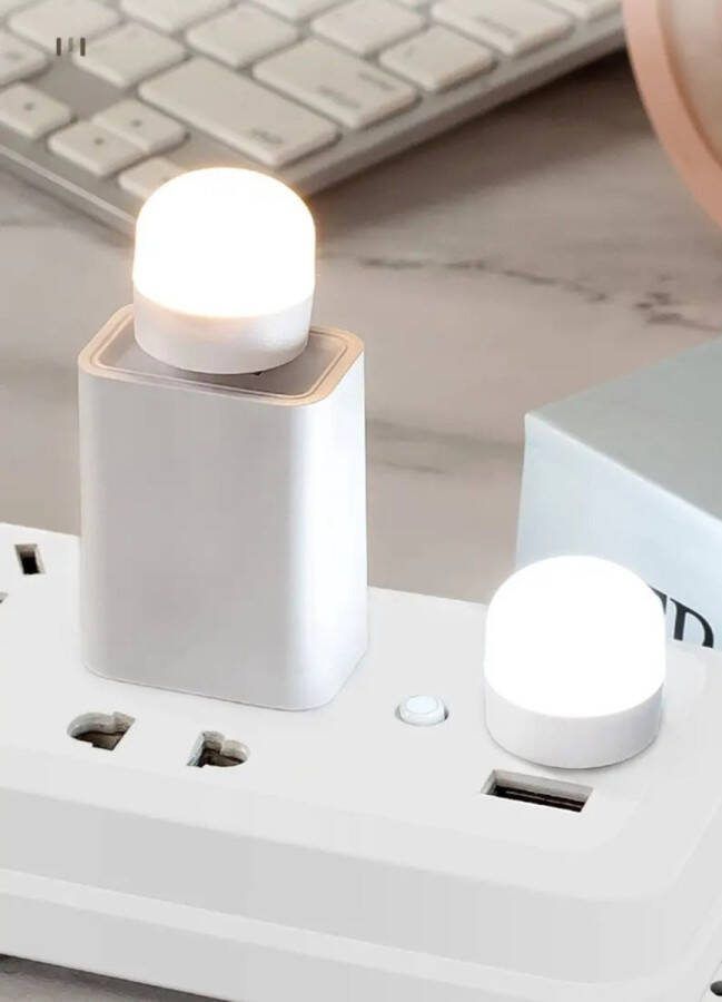 Unbranded 10 stuks Mini USB Nachtlampje- Oogbescherming Boekleeslamp USB -Stekker