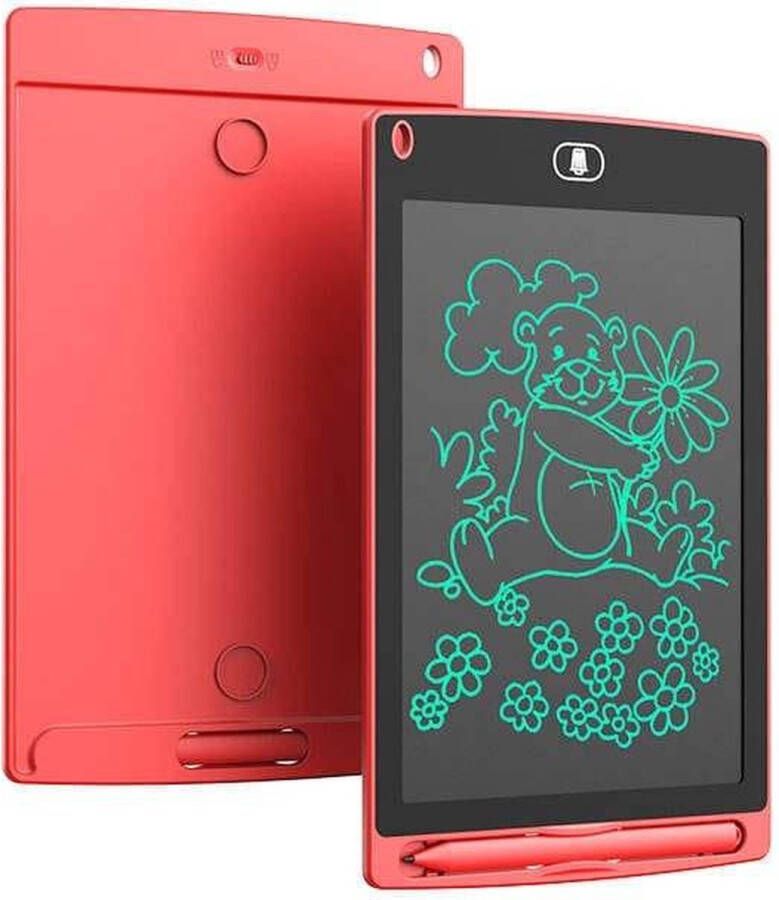 Unbranded 8.5 Inch Elektronische LCD TekenTablet Schrijftablet Grafische tablet kinderen Rood perfect gift
