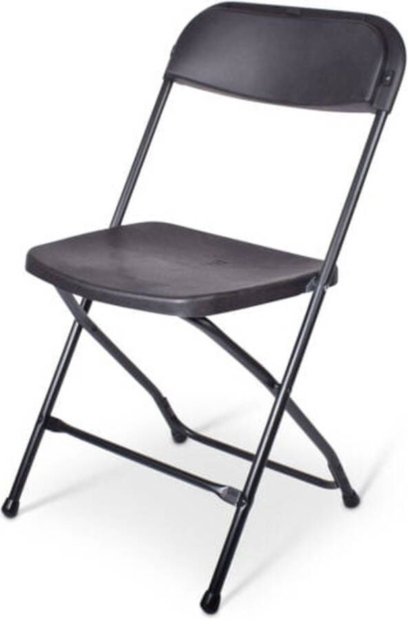 Unbranded Klapstoelen Vouwstoel Set van 8 Meubilair Zwart