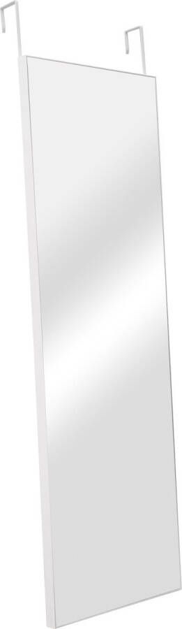 Unbranded Lange Spiegel Caio Hangende Spiegel 120 6x40 6 cm Wit Kunststof en Glas Stijlvolle uitstraling
