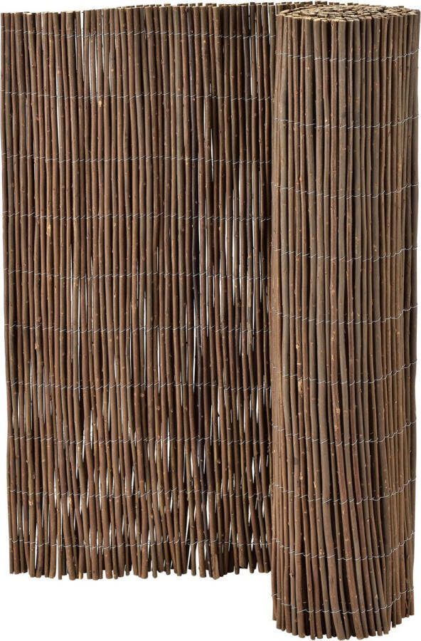 Unbranded Rieten Hekwerk Hudson Tuinschutting Tuinscherm Op Rol 500x200 cm Hout